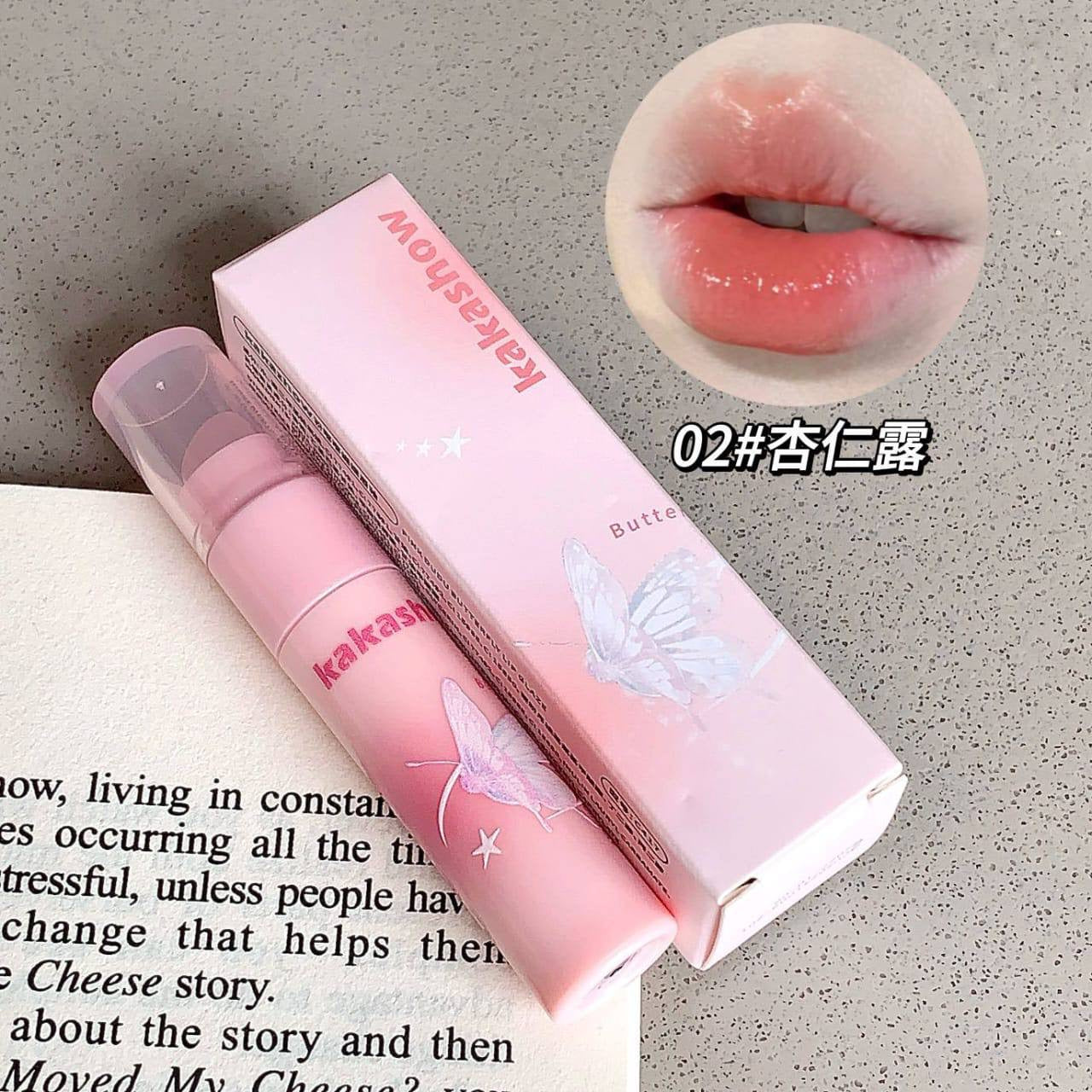 A aKaka show gloss with silicon applicator + brush stick ( 2 applicator )