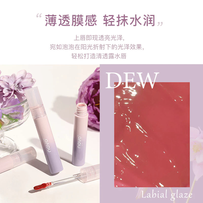 A Novo hydrating lip tinted gloss