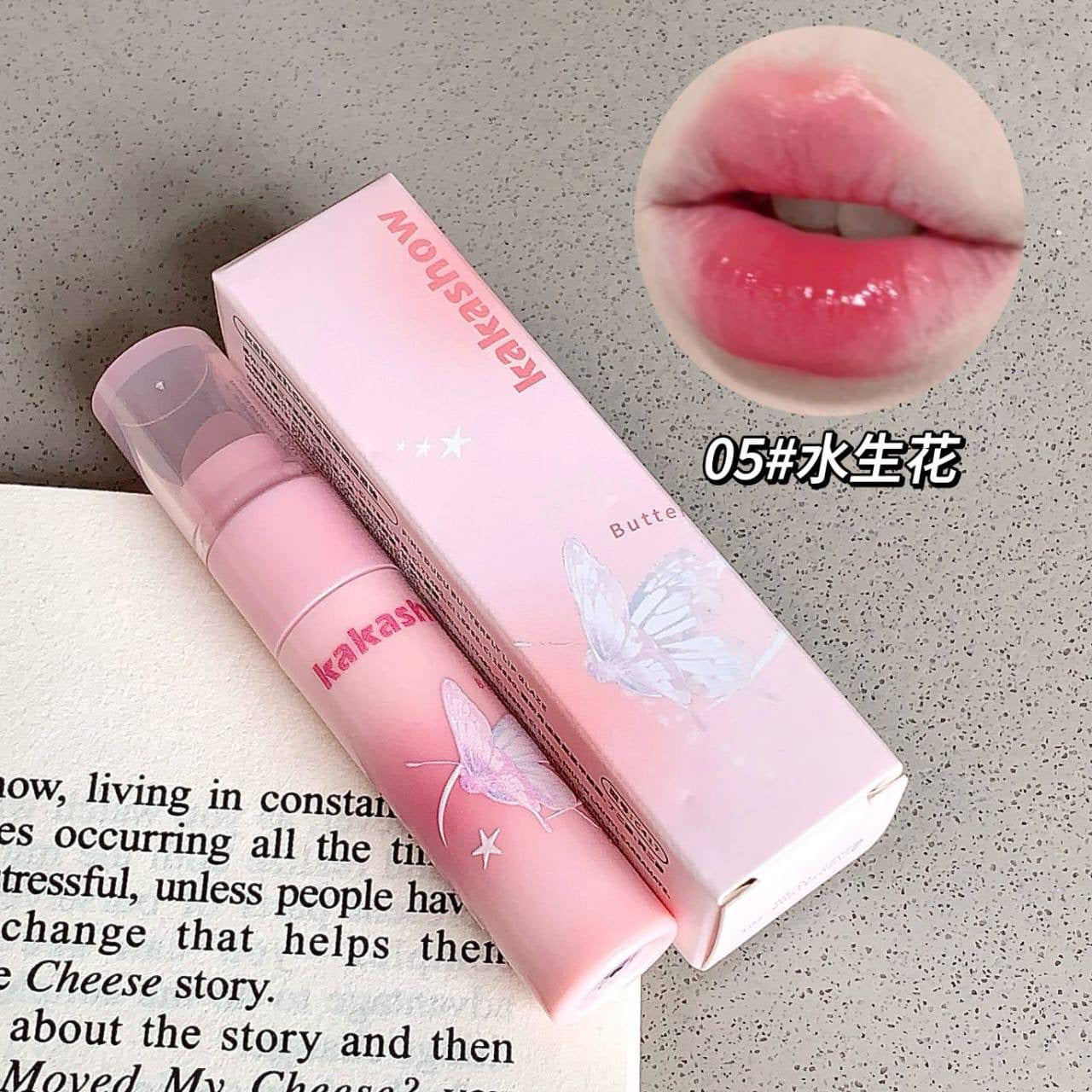 A aKaka show gloss with silicon applicator + brush stick ( 2 applicator )