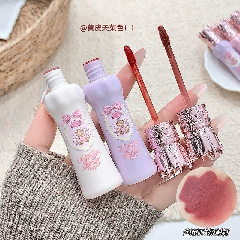 Gege bear royal silk cream lip mud