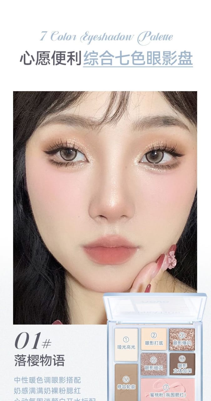 A Novo 4in1 make up set
Eyeshadow+eyeliner+eyeborwliner+lipstick ✅🎀