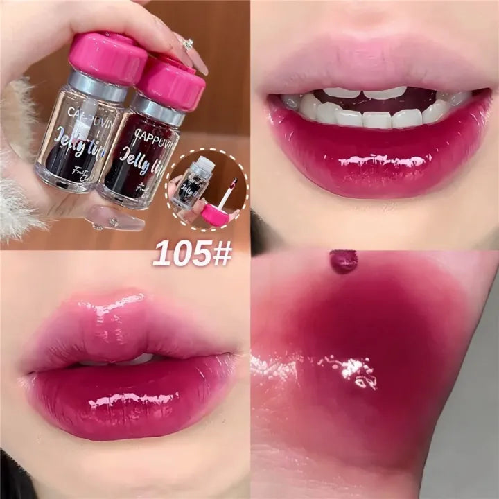 Cappuvini  jelly lips 💋 mushroom transculent lipgloss