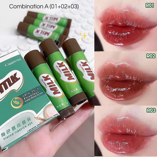 A aCappuvini milk tinted lip balm
