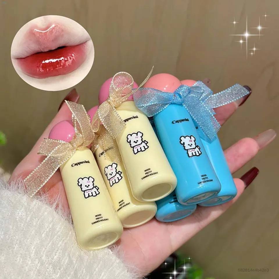 cappuvini bow lace lip tinted gloss