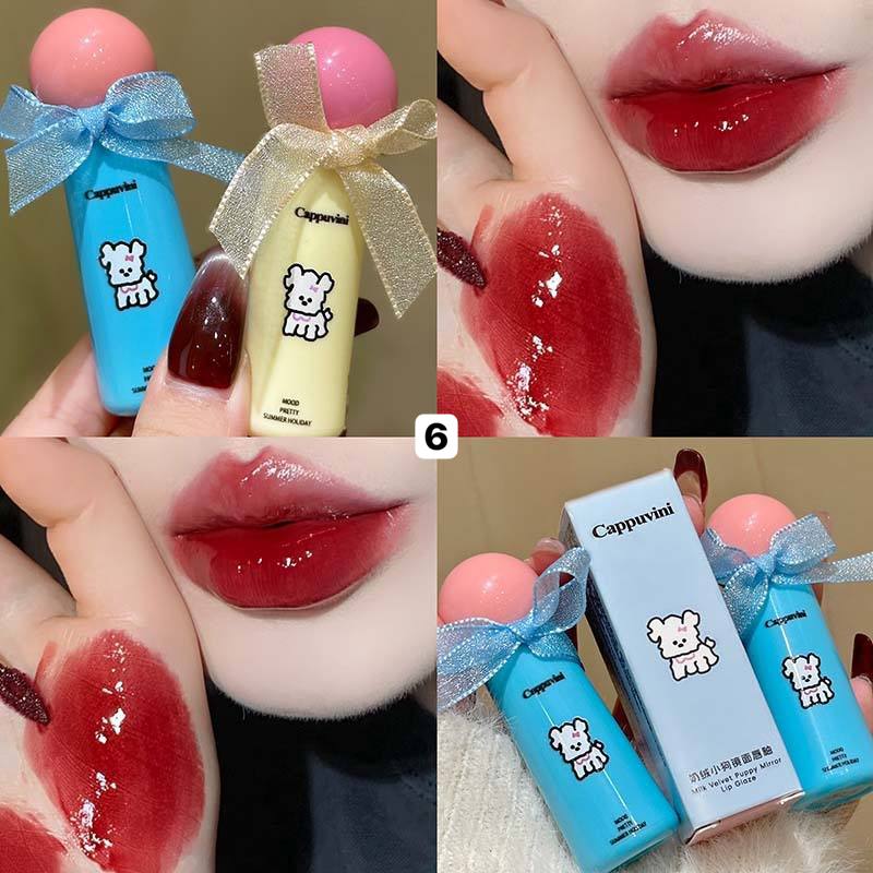 cappuvini bow lace lip tinted gloss