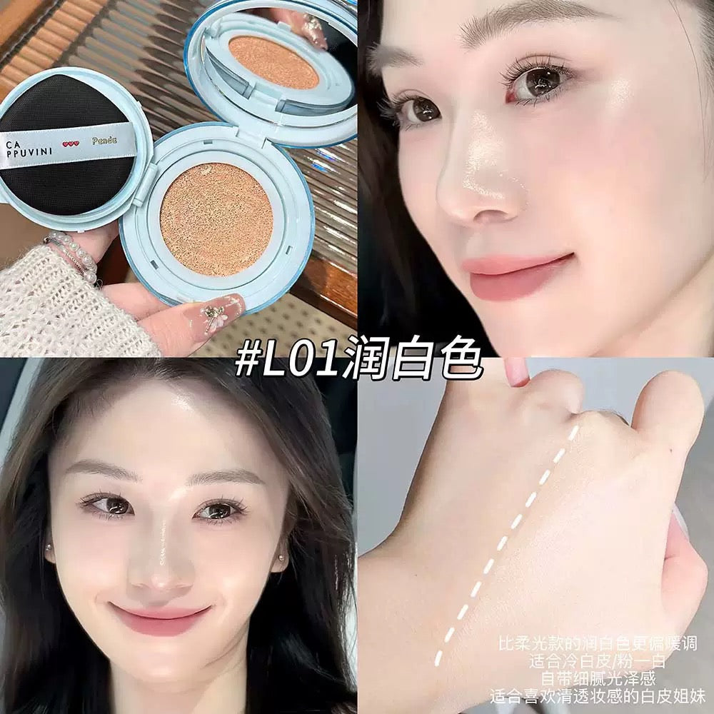 Cappuvinni cushion foundation with charm 🧚🏻