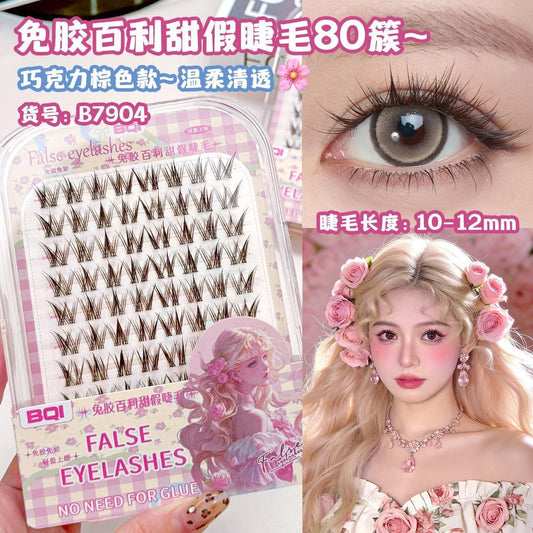 False princess lashes ( glue free )