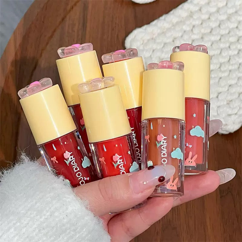 A Jojo diary flower lip glaze