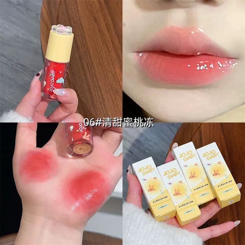 A Jojo diary flower lip glaze