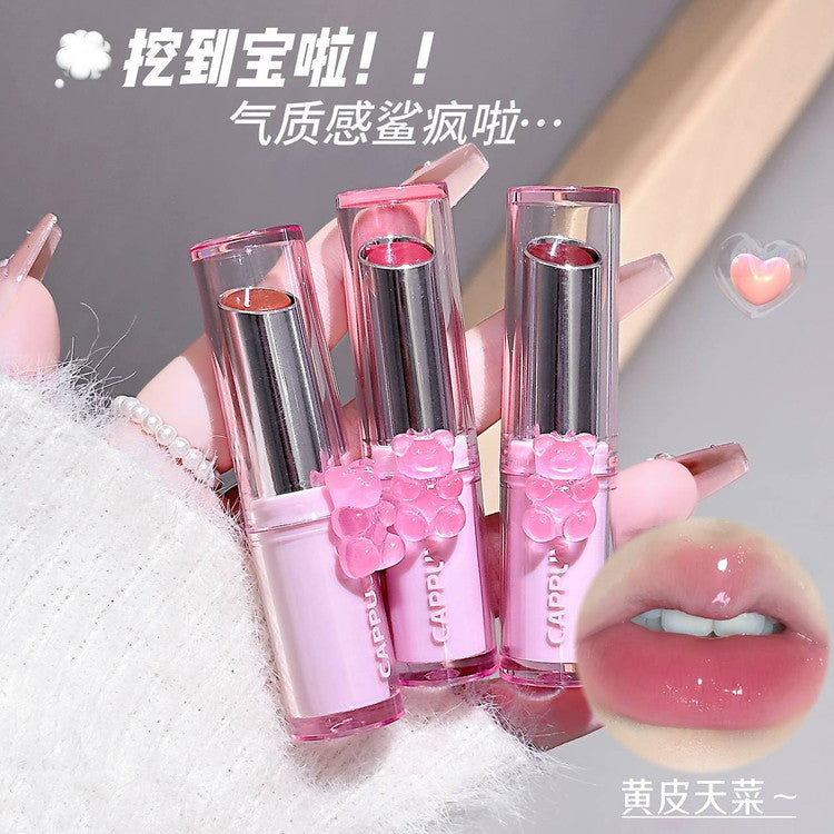 A cappuvini gummy bear mirror lip gloss