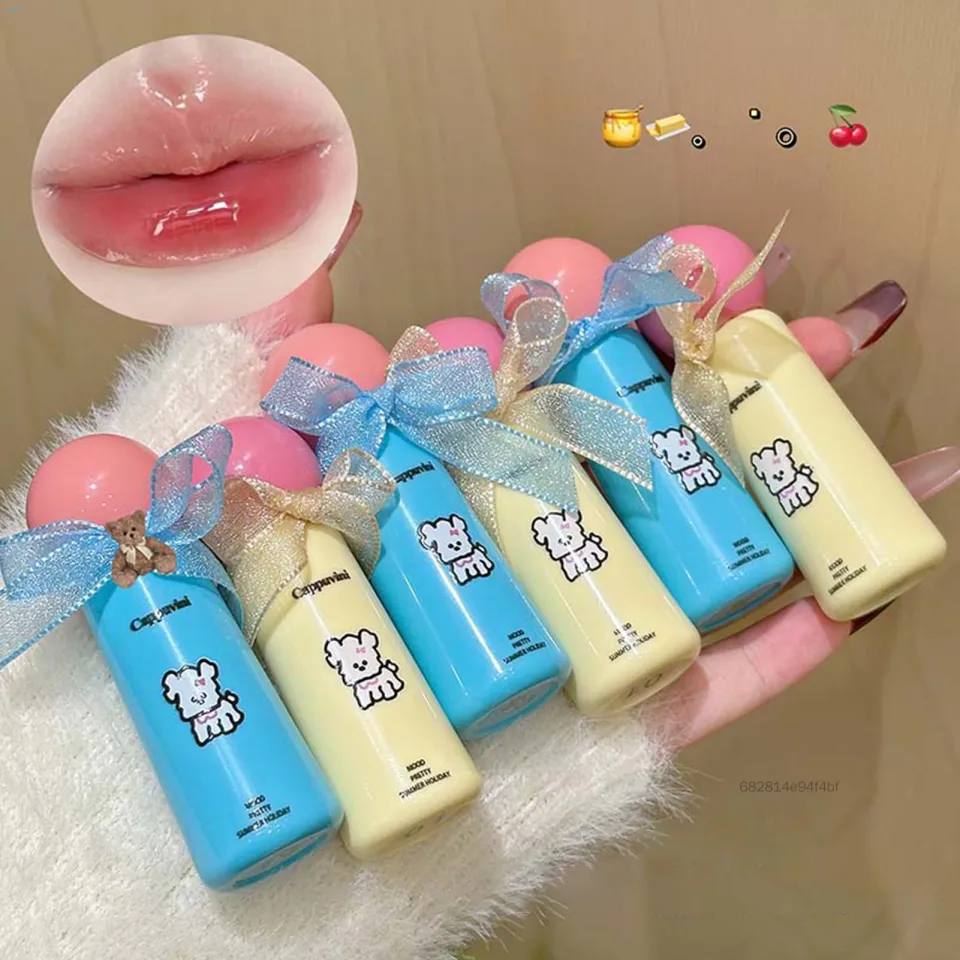 cappuvini bow lace lip tinted gloss