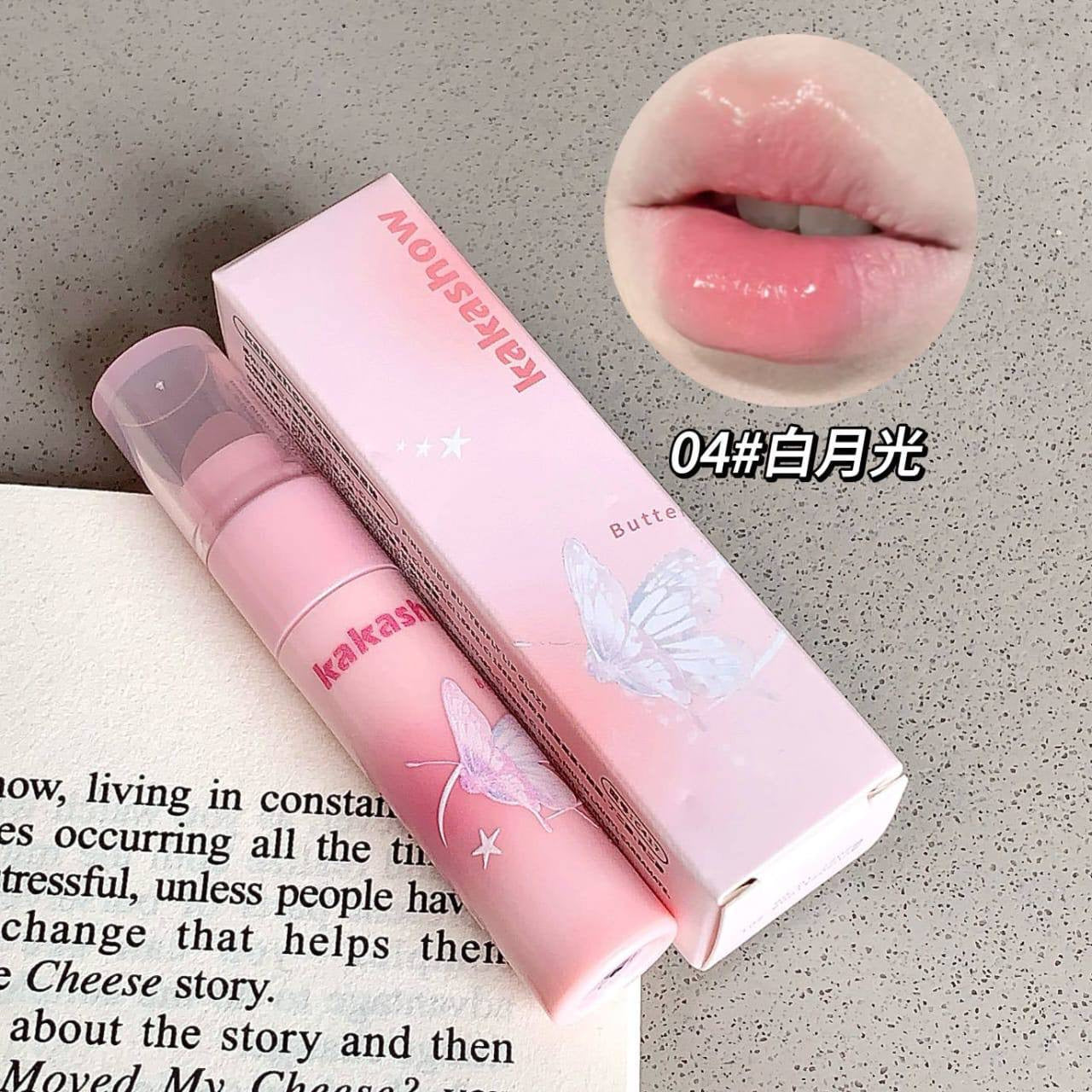 A aKaka show gloss with silicon applicator + brush stick ( 2 applicator )