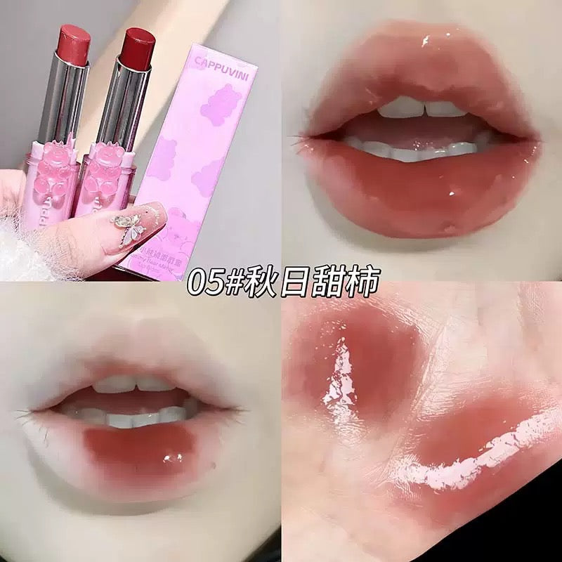 A cappuvini gummy bear mirror lip gloss