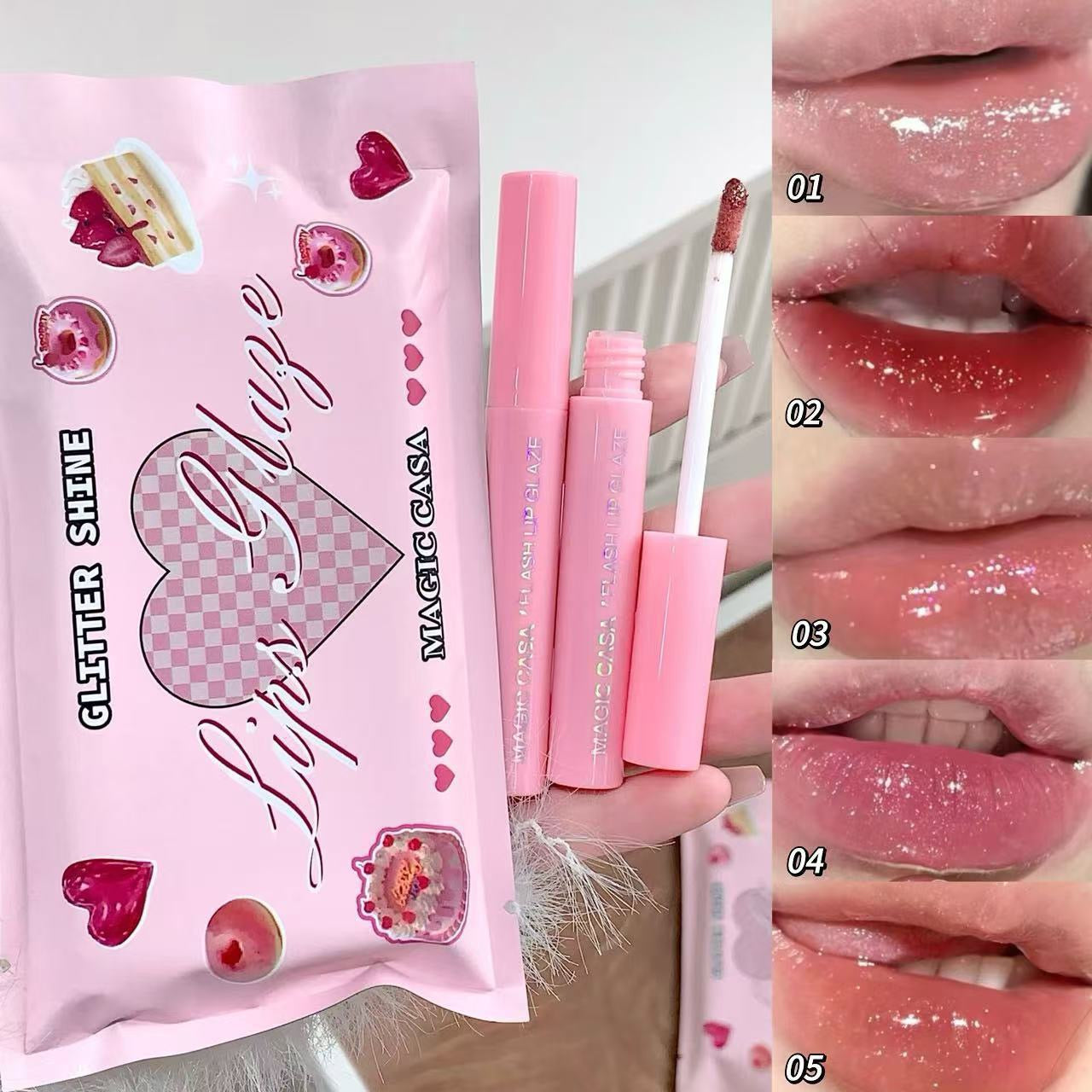 A Magic casa shiny ✨ glitter lippies