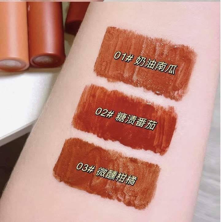 Mugleen velvety lip mud set of 3