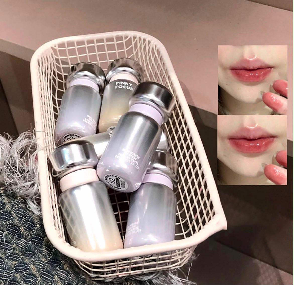 Pinky focus gorgeous mirror  lip glaze