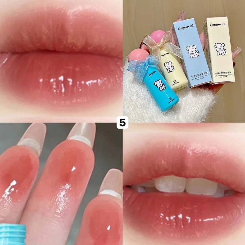 cappuvini bow lace lip tinted gloss