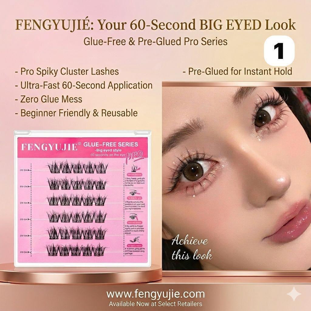 Eye lashes ( no glue required)
