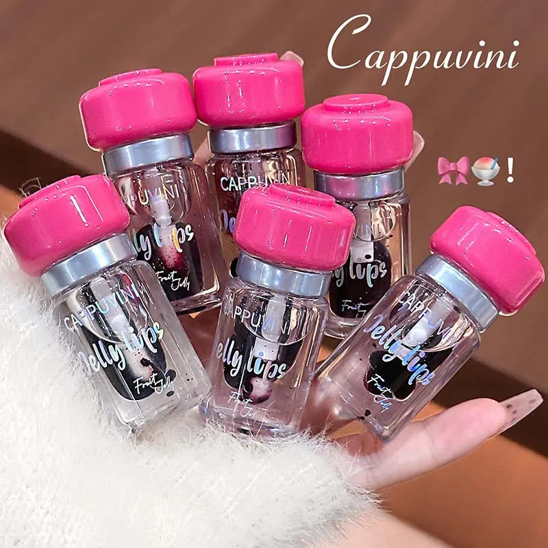 Cappuvini  jelly lips 💋 mushroom transculent lipgloss