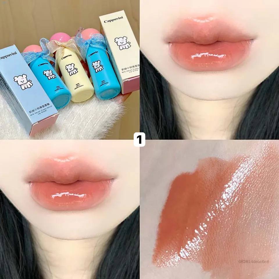 cappuvini bow lace lip tinted gloss
