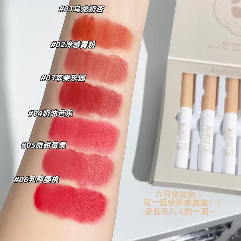 uku Intimate Time Lip Mud Kit Matte Matte Lip Glaze