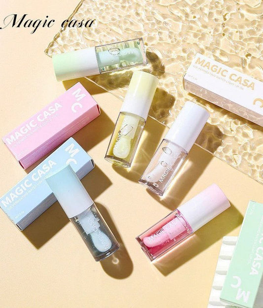 Transparent lip gloss