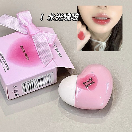 BLACK NANA heart  lip gloss