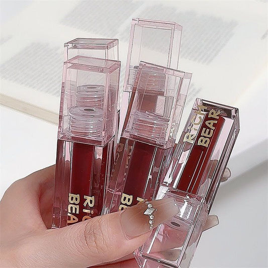 Rich Bear lip glaze tinted