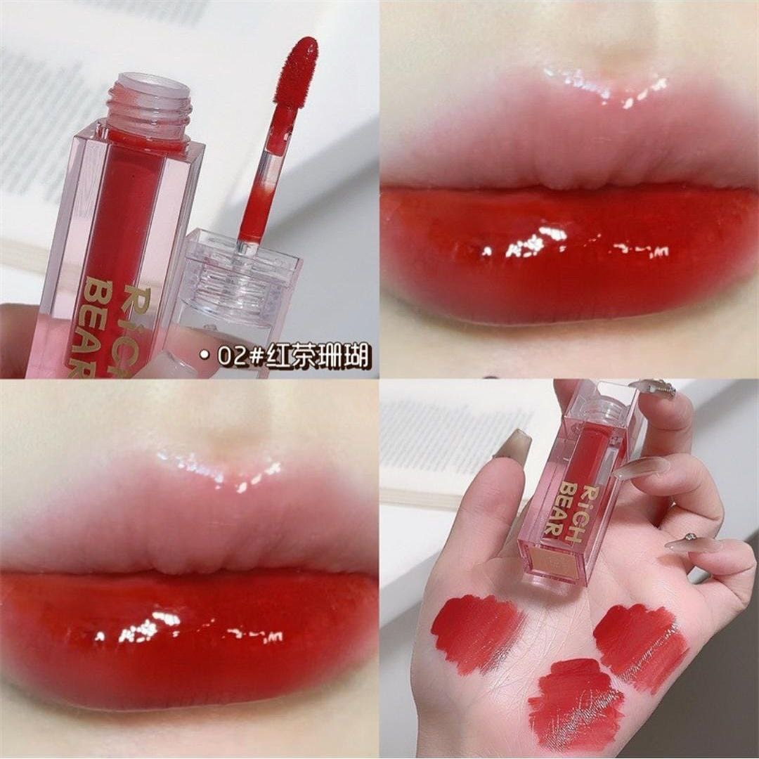 Rich Bear lip glaze tinted