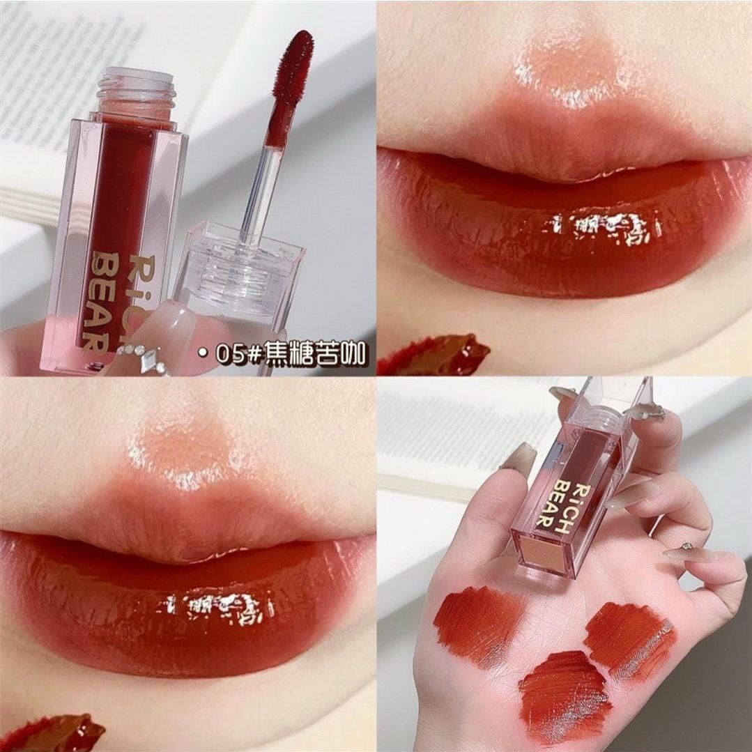 Rich Bear lip glaze tinted