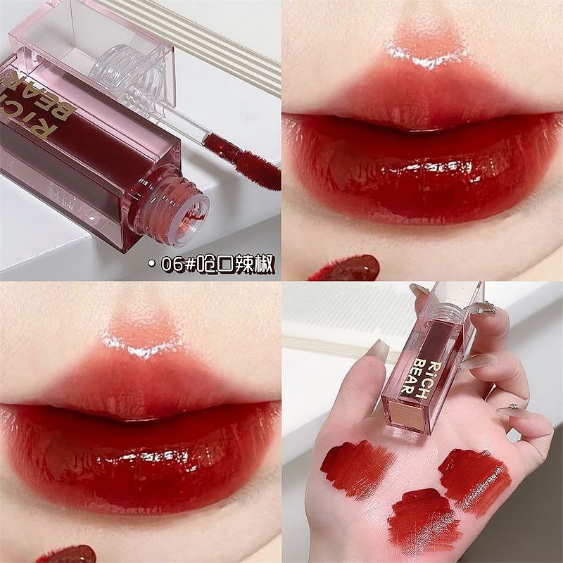Rich Bear lip glaze tinted