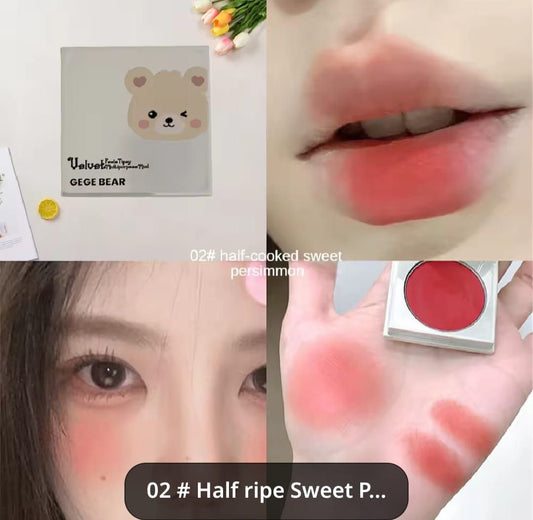 GEGE BEAR BLUSH & lip mud (2 in 1 )