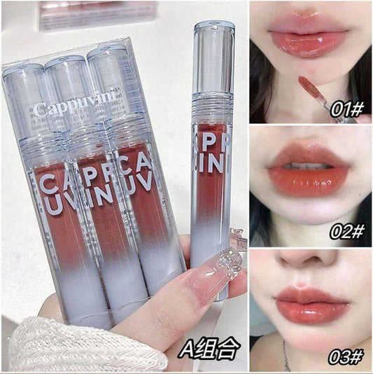 CAPPUVINI LIPGOSS 3 pcs set