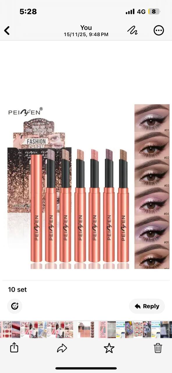 A highlighter & eyeshadow color