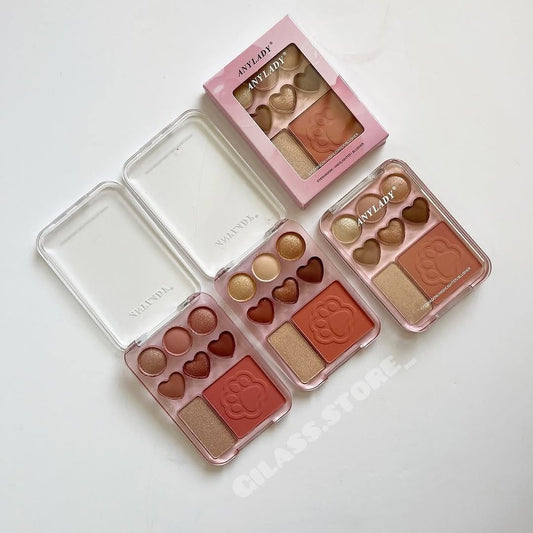 A anylady eyeshadow + highlighter + blush