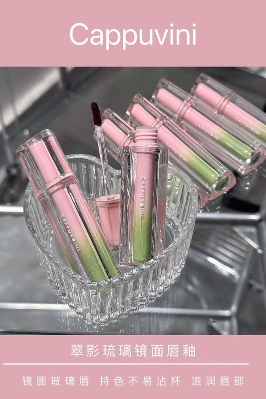 A Cappuvini Lip Glaze Glass Mirror- Moisturizing & Shinny Lip Gloss