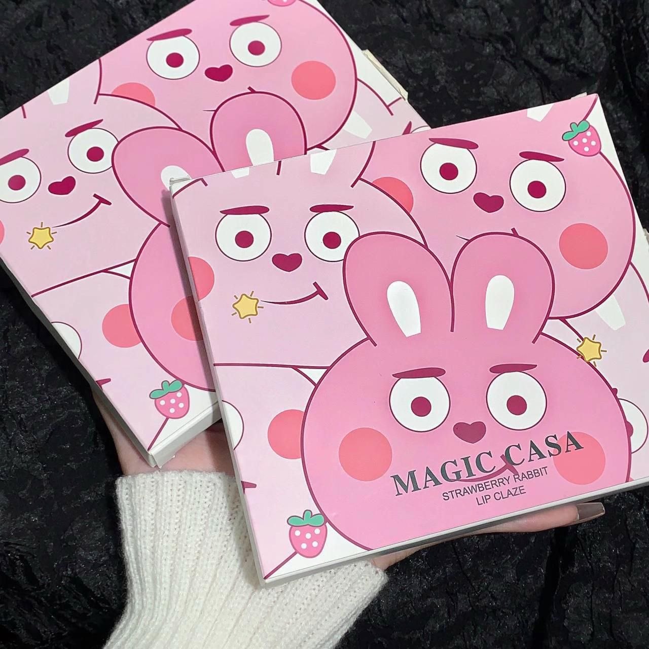 A aMagic casa strawberry rabbit tinted lipglaze🍓