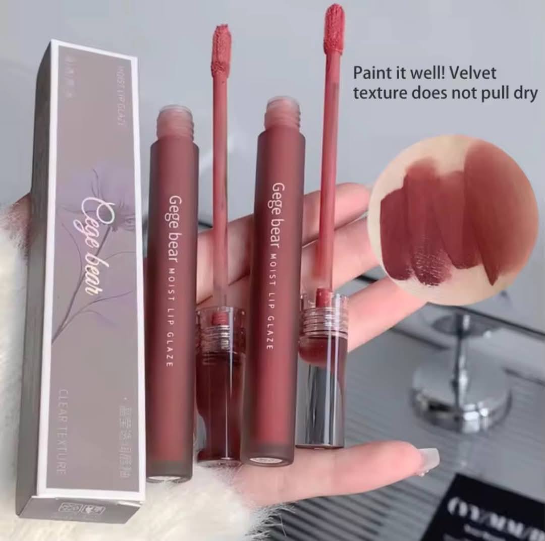 Gege bear velvet smooth lipmud lipstick