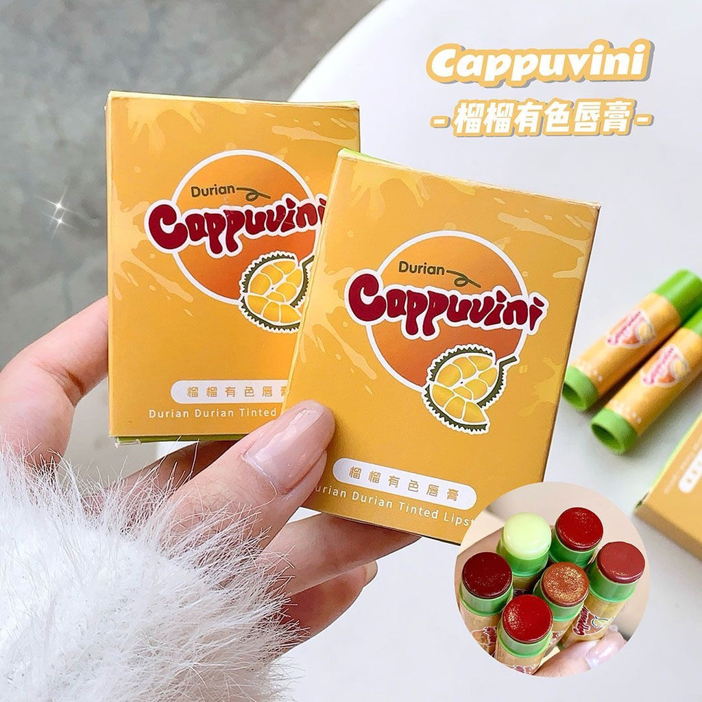 Cappuvini Durian Tinted Lip Balm set 3 pcs