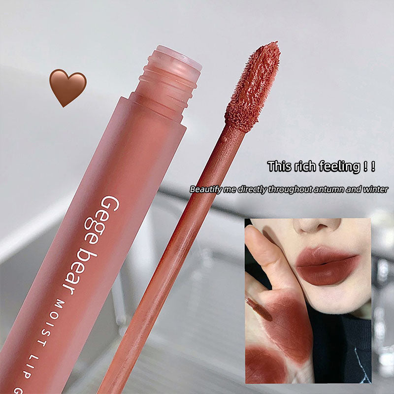 Gege bear velvet smooth lipmud lipstick