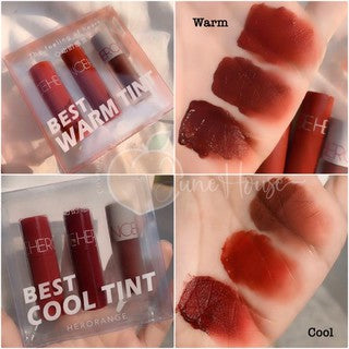A Herorange velvet smooth lipstick set 3 pcs