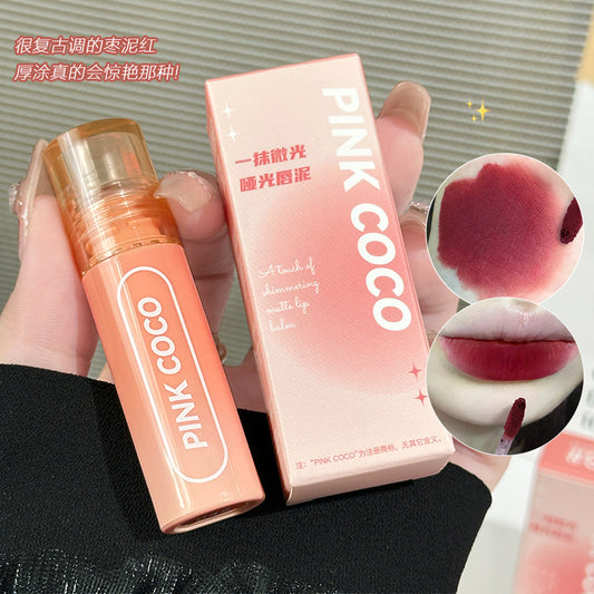 pink coco velvet smooth moisturizing lipmud