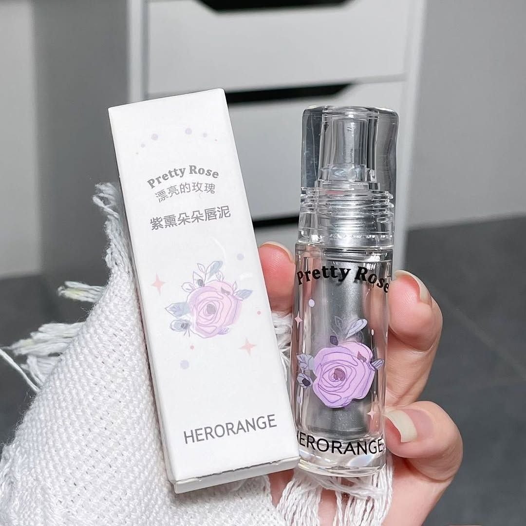 A aHerorange pretty rose lipmud lipstick