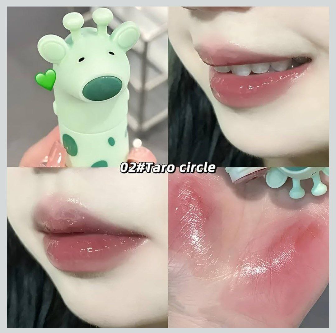 A Gege bear bright lipglaze