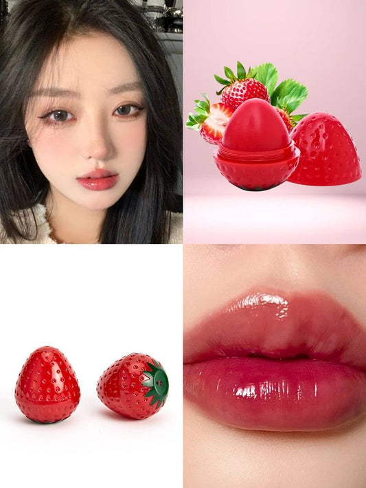 A bStrawberry Tinted Moisturizing Lip Balm