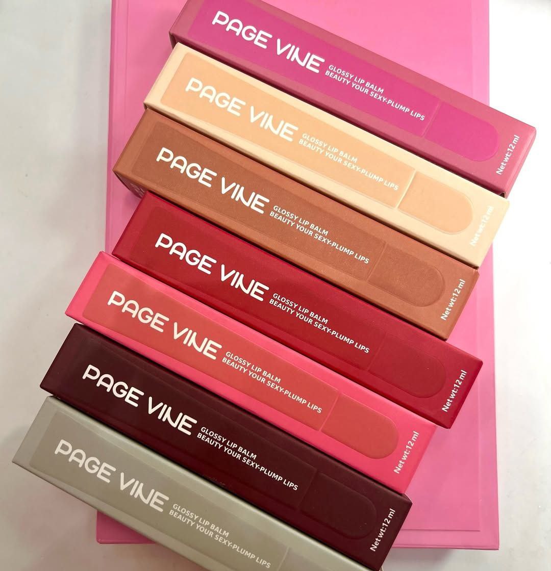 PAGE VINE PEPTIDE LIPTINT & shea butter moisturizing LIPGLOSS