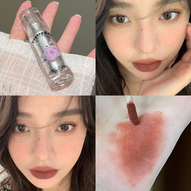 A aHerorange pretty rose lipmud lipstick