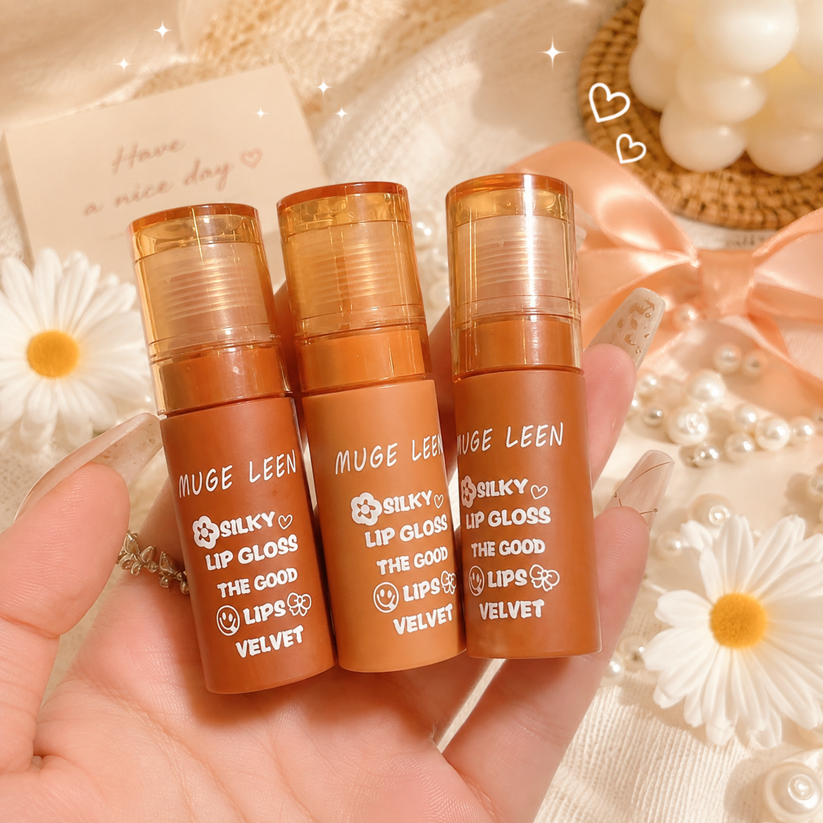 A aMugleen velvety lip mud set of 3