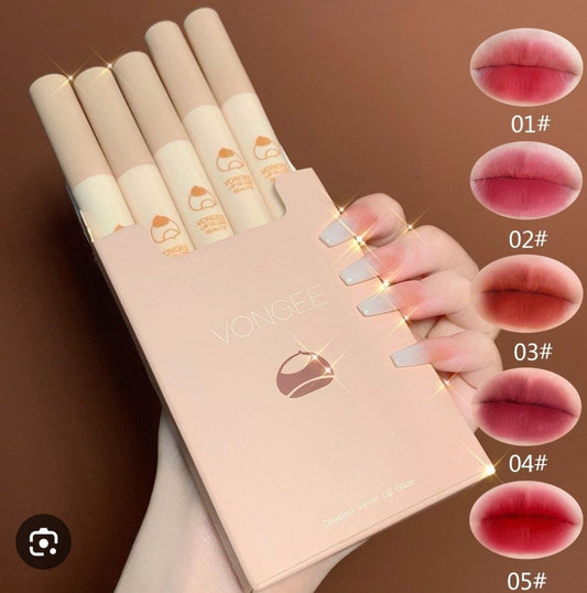 A chesnut lipmud set (5pcs)box