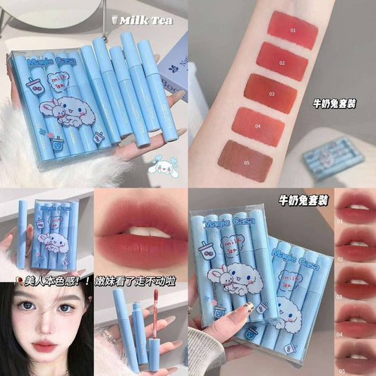 A Magic Casa Matte Lipstick 5 pcs set